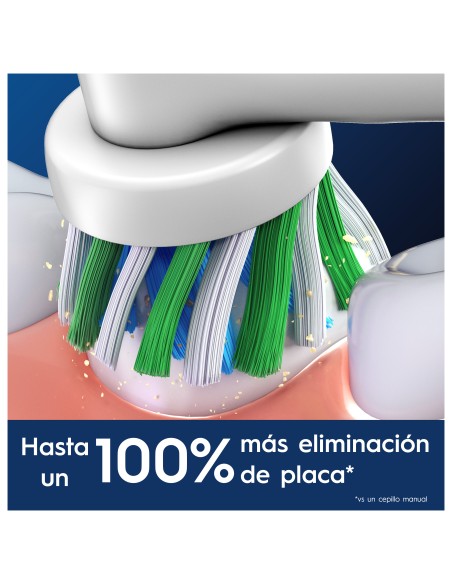 Oral-B CrossAction Cabezales de Recambio con Tecnología CleanMaximiser Pack 6 unidades