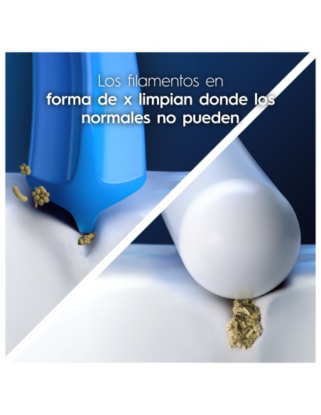 Oral-B CrossAction Cabezales de Recambio con Tecnología CleanMaximiser Pack 6 unidades