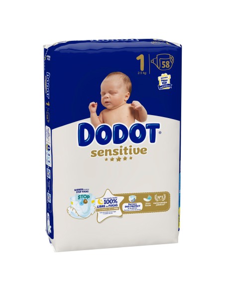 Dodot Sensitive Carry Pack Talla 1 58 unidades