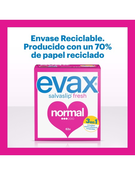 Evax Salvaslip Fresh Normal Protegeslips 50 unidades