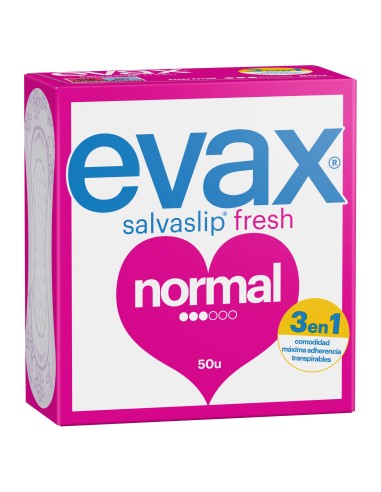 Evax Salvaslip Fresh Normal Protegeslips 50 unidades