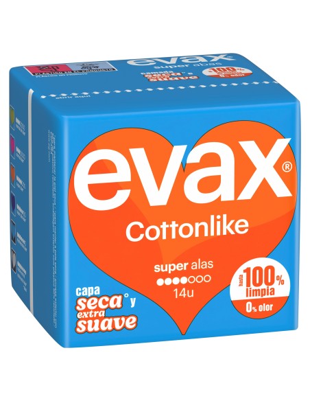 Evax Compresas Super con Alas 14 unidades