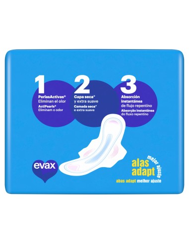 Evax Cottonlike Super Plus con Alas 10 unidades