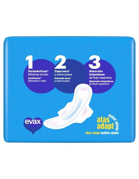 Evax Cottonlike Super Plus con Alas 10 unidades