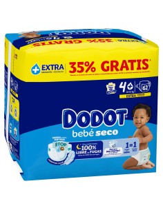 Dodot Bebé Seco Value Pack Talla 4 62 unidades