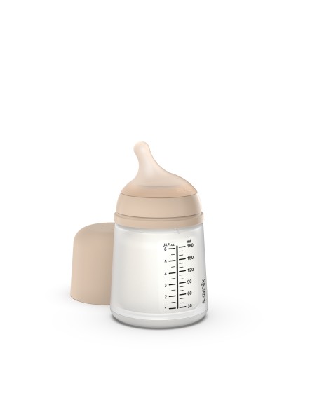 Suavinex Biberón Anticólico Flujo Adaptable Zero Zero 180 ml