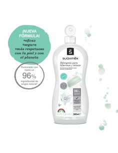 Suavinex Detergente para biberones y tetinas 500ml