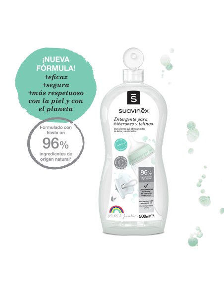 Suavinex Detergente para biberones y tetinas 500ml