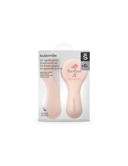 Suavinex Set Cepillo-Peine Rosa