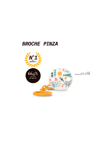 Suavinex Broche Pinza Cadenita Ovalada