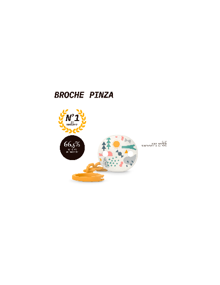 Suavinex Broche Pinza Cadenita Ovalada