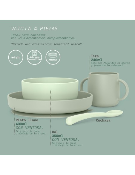 Suavinex Color Essence Vajilla Silicona Soft Colour