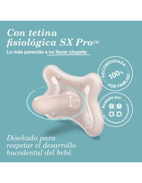 Suavinex Chupete Silicona Fisiológico SX Pro Zero 0-6 meses