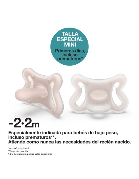 Suavinex Chupete Silicona Fisiológico SX Pro Zero 2-2 Meses