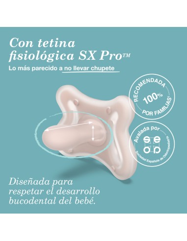Suavinex Chupete Silicona Fisiológico SX Pro Zero 2-2 Meses