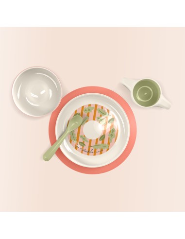 Suavinex Vajilla de Aprendizaje Rosa +6M