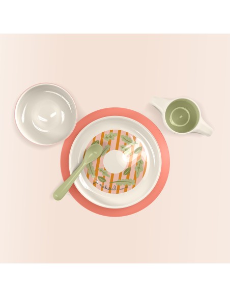 Suavinex Vajilla de Aprendizaje Rosa +6M