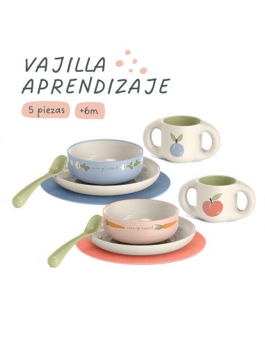 Suavinex Vajilla de Aprendizaje Azul +6M