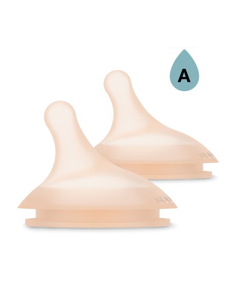 Suavinex Tetina Zero Zero Flujo Adaptable 2 unidades