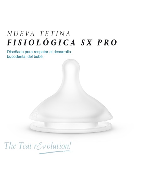 Suavinex Tetina Biberón SX Pro Flujo Denso L de Silicona 2 unidades