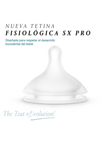 Suavinex Tetina Biberón SX Pro Flujo Medio M de Silicona 2 unidades