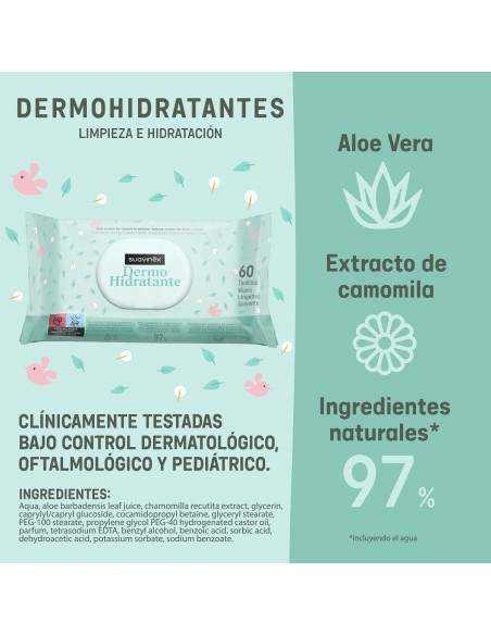 Suavinex Toallitas Húmedas para Bebé 60 unidades