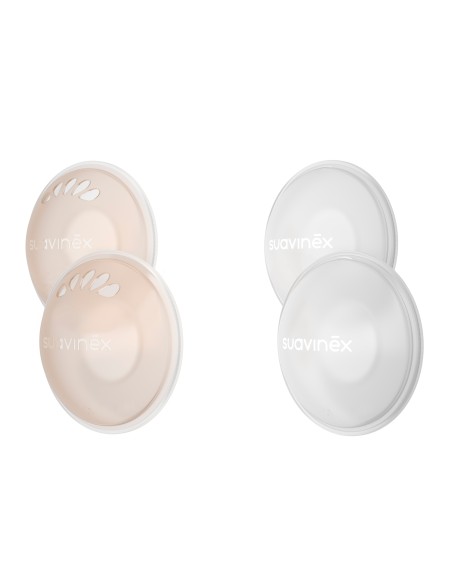 Suavinex Set de 2 conchas protectoras y 2 conchas recolectoras