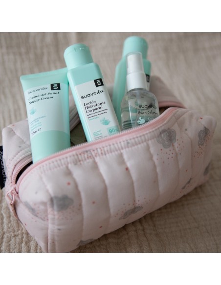 Suavinex Neceser Tela de Viaje Rosa