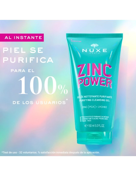 Nuxe Zinc Power Gel Limpiador Purificante 150ml