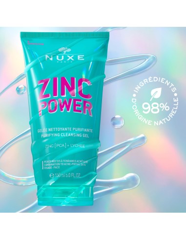 Nuxe Zinc Power Gel Limpiador Purificante 150ml