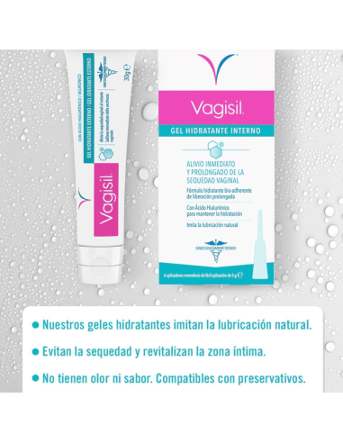 Vagisil Gel Hidratante Interno 6 monodosis 5g