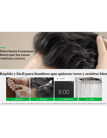 Just For Men Colorante en Champú Negro