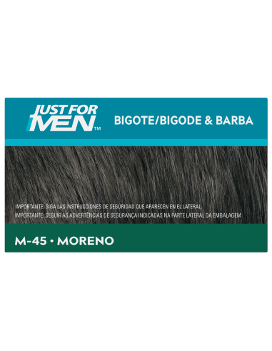 Just For Men Gel Bigote, Barba y Patillas Moreno