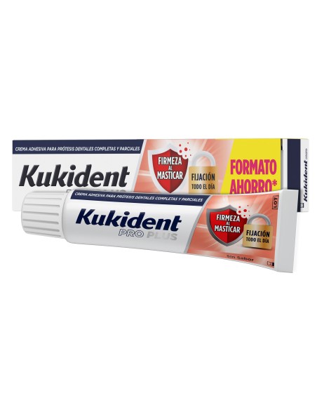Kukident Adhesivo para prótesis dentales Pro Fijación al Masticar 57g