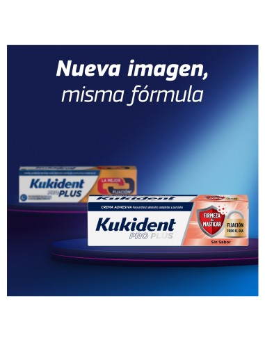 Kukident Adhesivo para prótesis dentales Pro Fijación al Masticar 57g