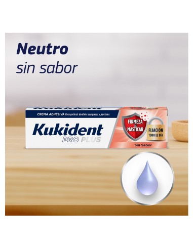 Kukident Adhesivo para prótesis dentales Pro Fijación al Masticar 57g