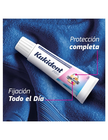 Kukident Adhesivo para prótesis dentales Fijación Todo El Día Fresco 70g