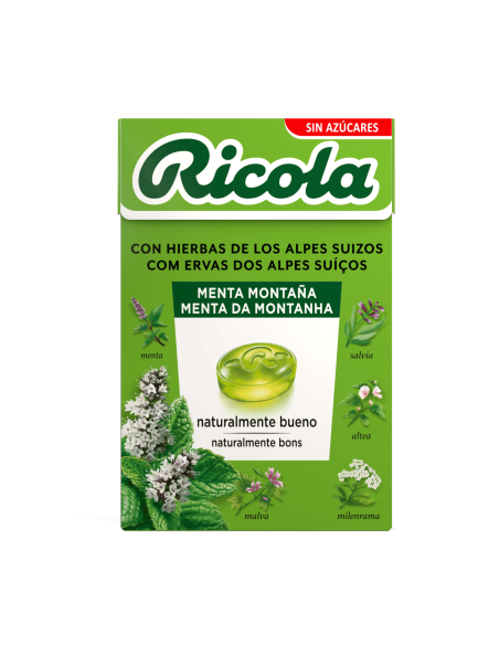 Ricola Caramelos Sin Azúcar Menta Montaña