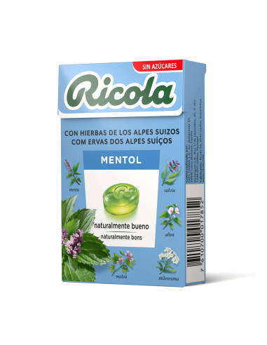 Ricola Caramelos Sin Azúcar Mentol