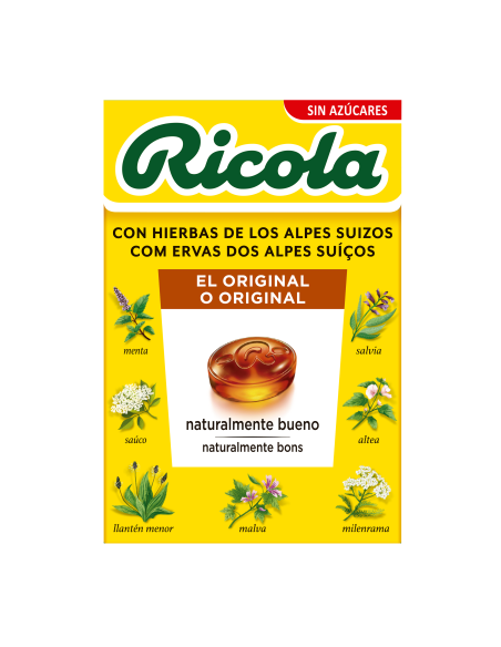 Ricola Caramelos Sin Azúcar Hierbas Suizas