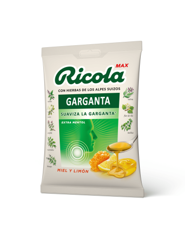 Ricola Max Caramelos Sabor Miel y Limón 70g