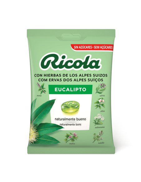 Ricola Caramelos Bolsa Sin Azúcar Eucalipto