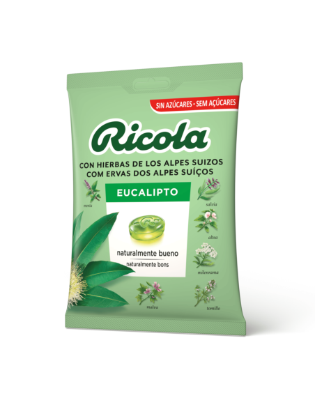 Ricola Caramelos Bolsa Sin Azúcar Eucalipto