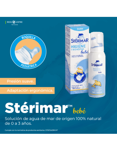 Sterimar Spray Higiene y Bienestar Bebé 50ml