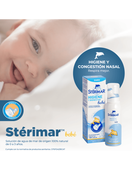Sterimar Spray Higiene y Bienestar Bebé 100ml