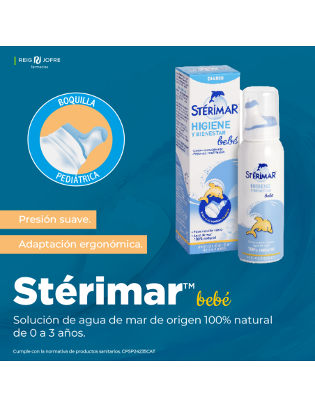 Sterimar Spray Higiene y Bienestar Bebé 100ml