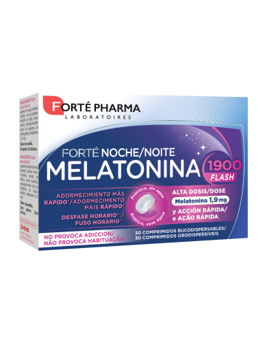 orté Pharma Melatonina 1900 Flash 30 Comprimidos Bucodispersables