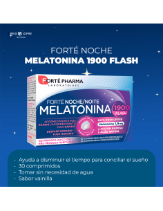 orté Pharma Melatonina 1900 Flash 30 Comprimidos Bucodispersables 2