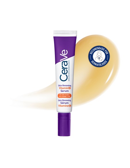 CeraVe Skin Renewing Sérum Antiedad con Vitamina C y Ceramidas
