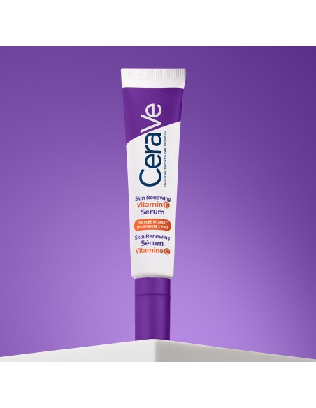 CeraVe Skin Renewing Sérum Antiedad con Vitamina C y Ceramidas